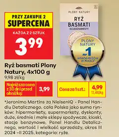 Biedronka Ryż basmati Plony Natury, 4x100 g oferta