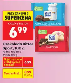 Biedronka Czekolada Ritter Sport, 100 g oferta