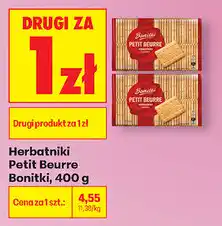 Biedronka Herbatniki Petit Beurre Bonitki, 400 g oferta