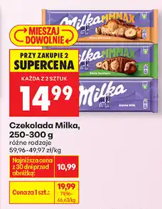 Biedronka Czekolada Milka 250-300 g oferta