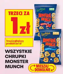Biedronka Wszystkie chrupki Monster Munch oferta
