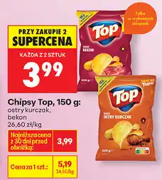 Biedronka Chipsy Top, 150 g oferta