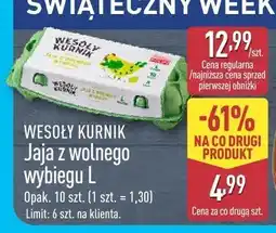 ALDI Jaja z wolnego wybiegu Wesoły Kurnik oferta