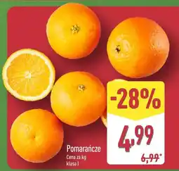 ALDI Pomarańcze Aldi oferta