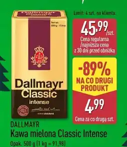 ALDI Kawa Dallmayr Classic Intense mielona oferta