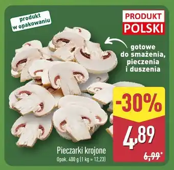 Pieczarki krojone Aldi