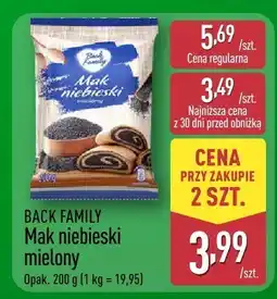 ALDI Mak niebieski mielony BACK FAMILY oferta