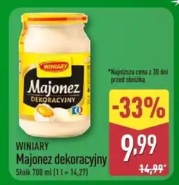 ALDI Majonez dekoracyjny WINIARY oferta