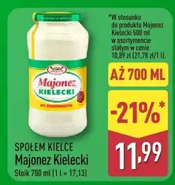 ALDI Majonez Kielecki SPOŁEM KIELCE oferta