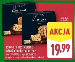 ALDI Babka panettone GOURMET FINEST CUISINE oferta