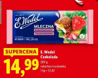 Czekolada rabarbar-truskawka E. Wedel