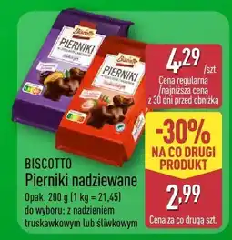 ALDI Pierniki nadziewane BISCOTTO truskawkowe lub śliwkowe oferta