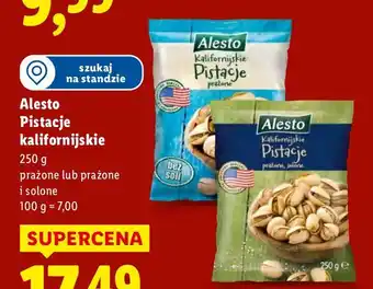Pistacje kalifornijskie prażone Alesto