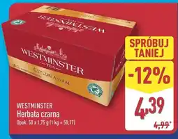 ALDI Herbata czarna WESTMINSTER Ceylon Assam oferta