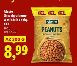 Lidl Orzeszki ziemne w miodzie z solą XXL Alesto oferta