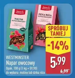 ALDI Napar owocowy WESTMINSTER malina lub dzika róża oferta