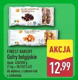 ALDI Gofry belgijskie FINEST BAKERY z cukrem lub z czekoladą oferta
