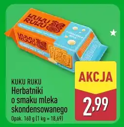 ALDI Herbatniki o smaku mleka skondensowanego KUKU RUKU oferta