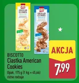 ALDI Ciastka American Cookies BISCOTTO różne rodzaje oferta