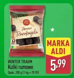 ALDI Czekolada rumkugeln WINTER TRAUM oferta