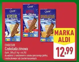 ALDI Czekolada zimowa CHOCEUR oferta