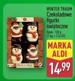 ALDI Czekoladowe figurki świąteczne WINTER TRAUM oferta
