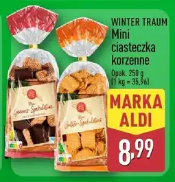 ALDI Mini ciasteczka korzenne WINTER TRAUM oferta
