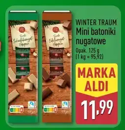 ALDI Mini batoniki nugatowe WINTER TRAUM oferta