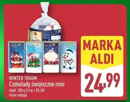 ALDI Czekolady świąteczne mini WINTER TRAUM oferta