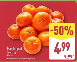 ALDI Mandarynki Aldi oferta