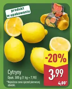 ALDI Cytryny Aldi oferta