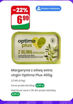 Dino Margaryna z oliwą extra virgin 400g Optima Plus oferta
