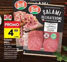 Intermarche Salami Bell wybrane rodzaje oferta