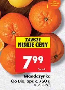 Biedronka Mandarynka Go Bio opak. 750g Biedronka oferta