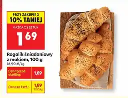Biedronka Rogalik śniadaniowy z makiem Biedronka oferta