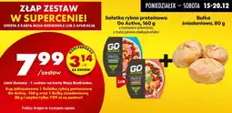 Biedronka Sałatka rybna proteinowa Go Active, 160 g + bułka śniadaniowa, 80 g oferta