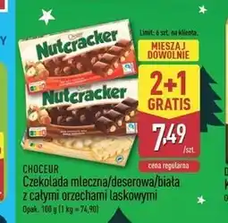 ALDI Czekolada deserowa z całymi orzechami laskowymi Choceur oferta