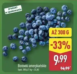 ALDI Borówki amerykańskie oferta