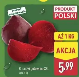 ALDI Buraki gotowane oferta