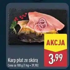 ALDI Karp płat ze skórą oferta