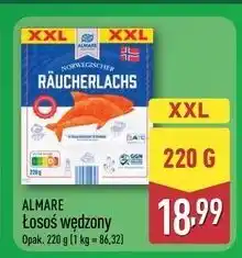 ALDI Łosoś wędzony xxl Almare Seafood oferta