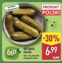 ALDI Ogórki kiszone bio oferta