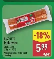 ALDI Makowiec Biscotto oferta