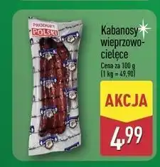ALDI Kabanosy wieprzowo-cielęce oferta