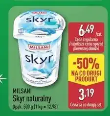 ALDI Jogurt naturalny skyr Milsani oferta