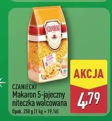 ALDI Makaron 5-jajeczny nitka walcowana Czaniecki oferta
