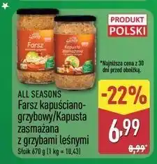 ALDI Kapusta zasmażana All Seasons oferta