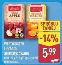 ALDI Herbata mediterranean orange Westminster oferta