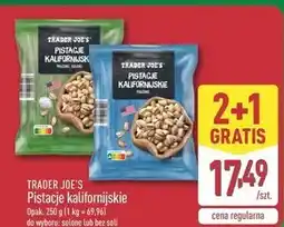 ALDI Pistacje kalifornijskie prażone solone Trader Joe's oferta