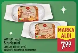 ALDI Strucla mini marcepanowa Wintertraum oferta